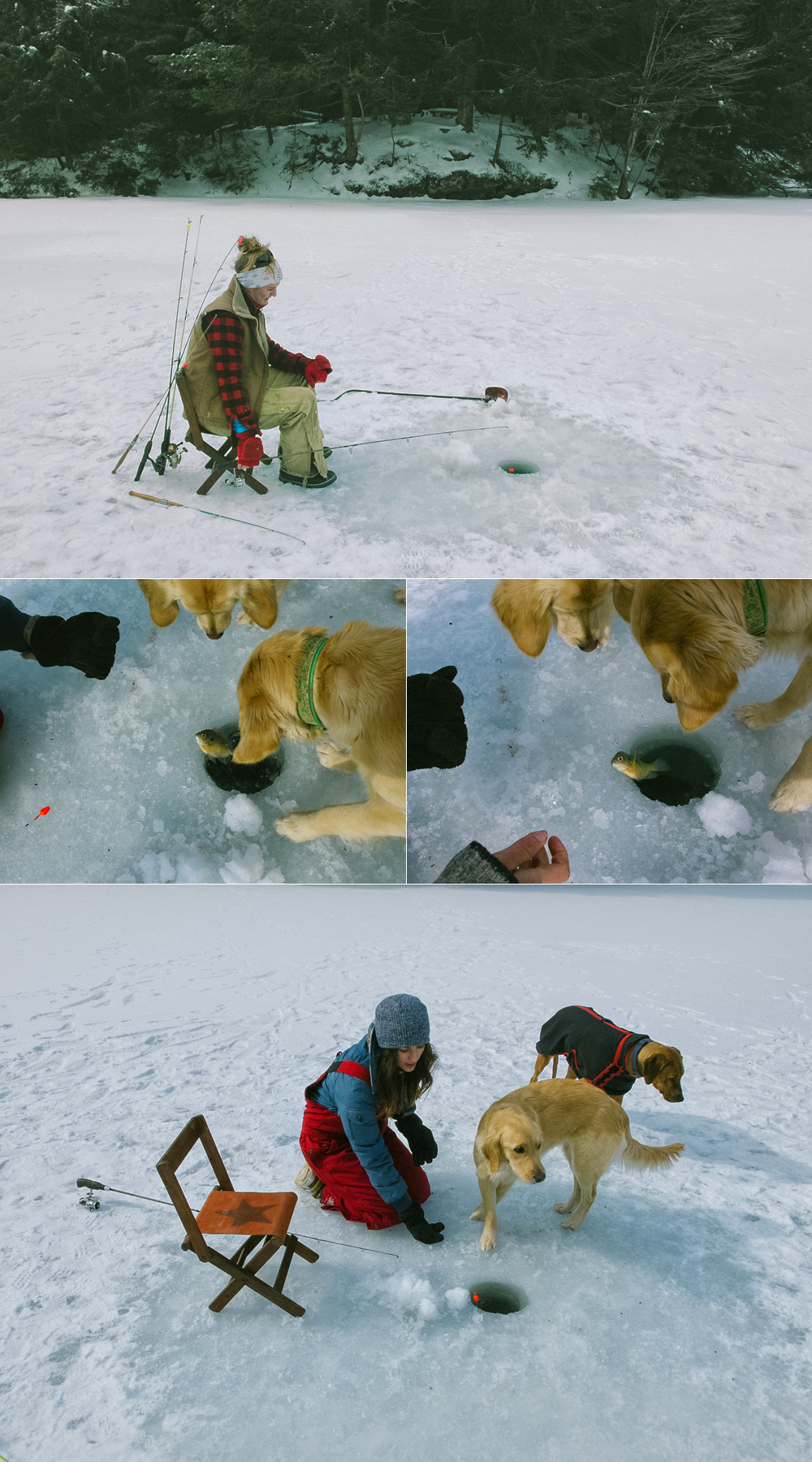 Ice Fishing, Winter 2014 - Todd Roeth