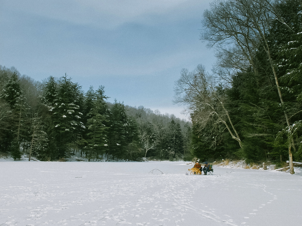 Ice Fishing, Winter 2014 - Todd Roeth