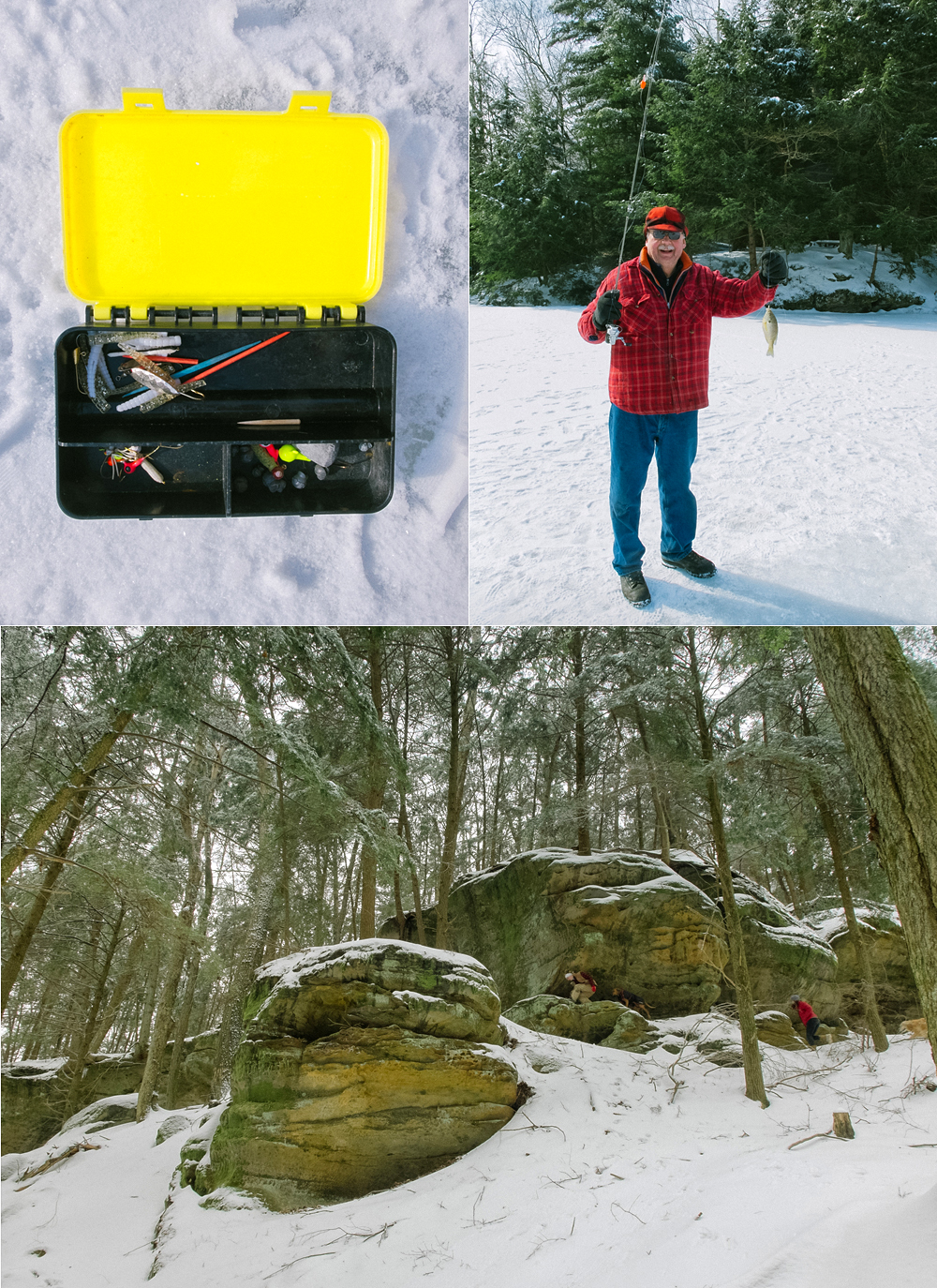 Ice Fishing, Winter 2014 - Todd Roeth