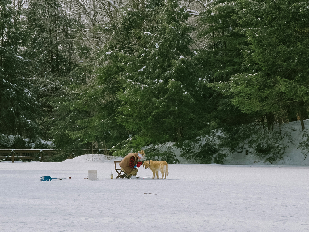 Ice Fishing, Winter 2014 - Todd Roeth