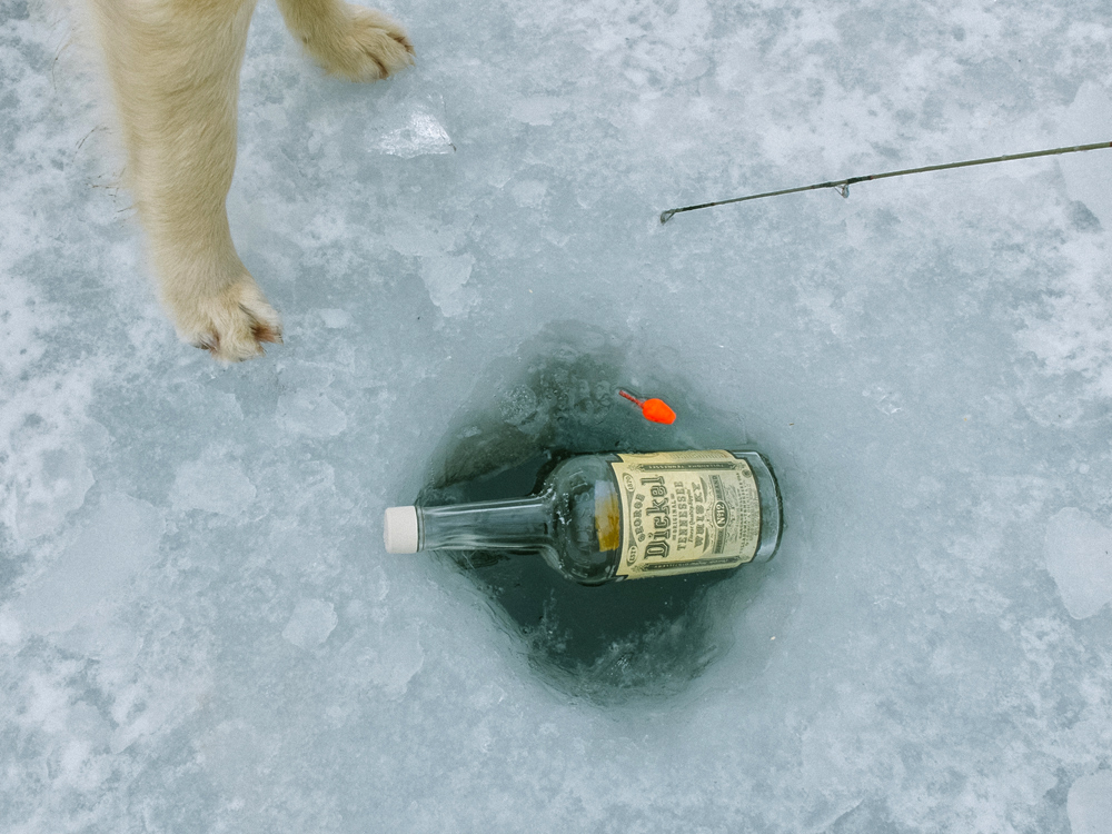 Ice Fishing, Winter 2014 - Todd Roeth