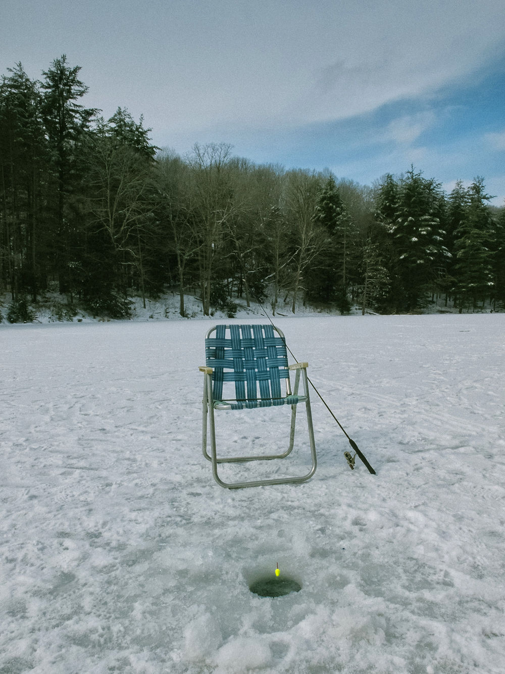 Ice Fishing, Winter 2014 - Todd Roeth