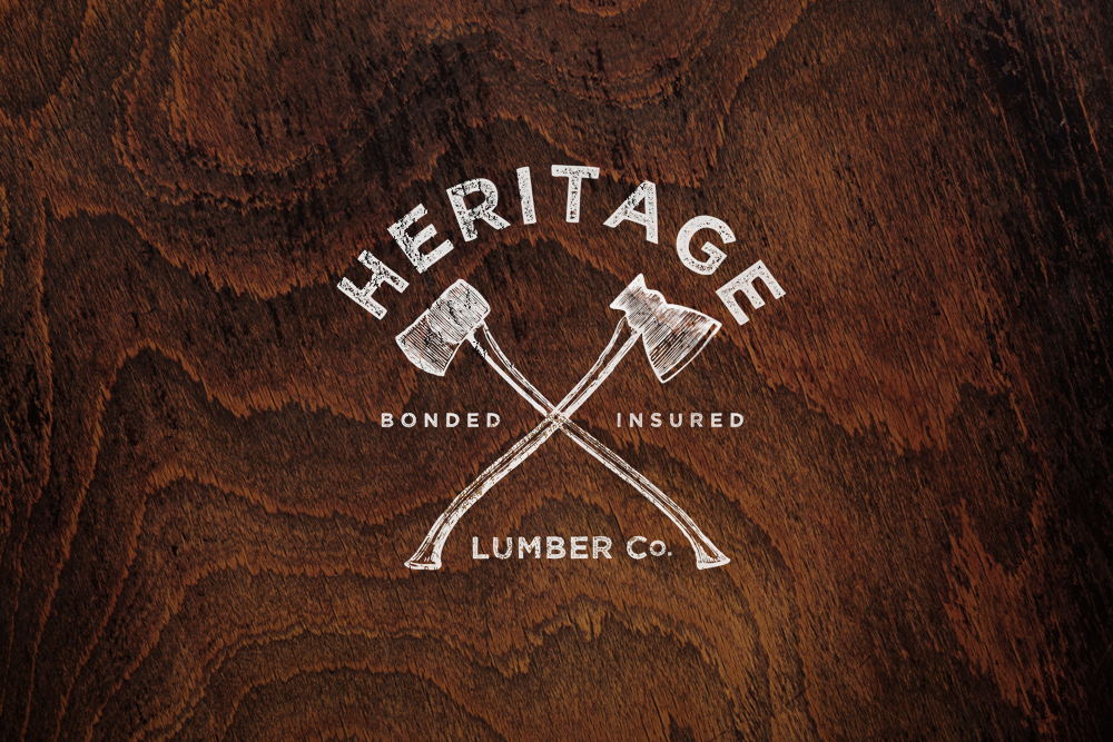 Heritage Lumber Logo - Todd Roeth