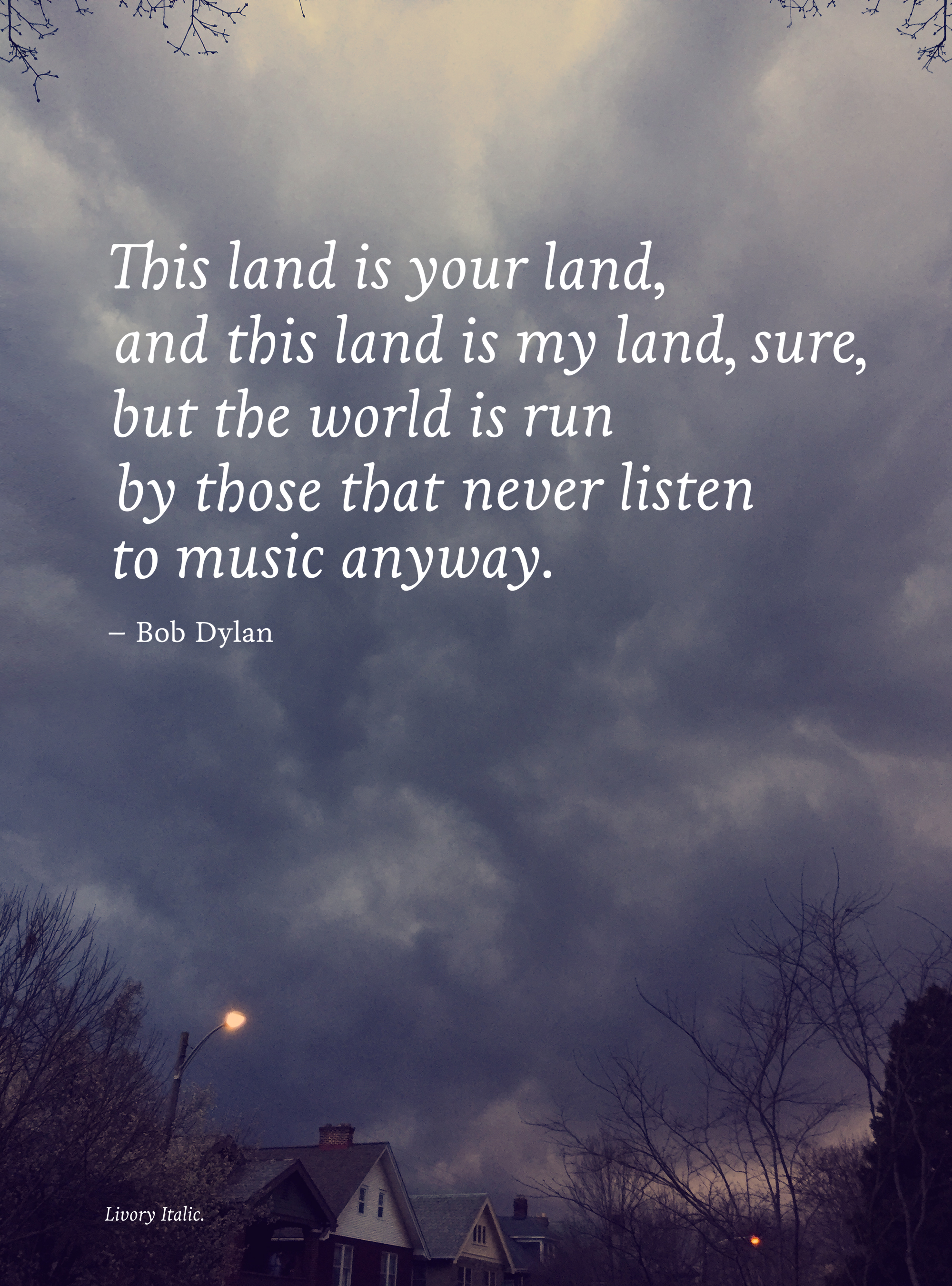 Our Land - Todd Roeth