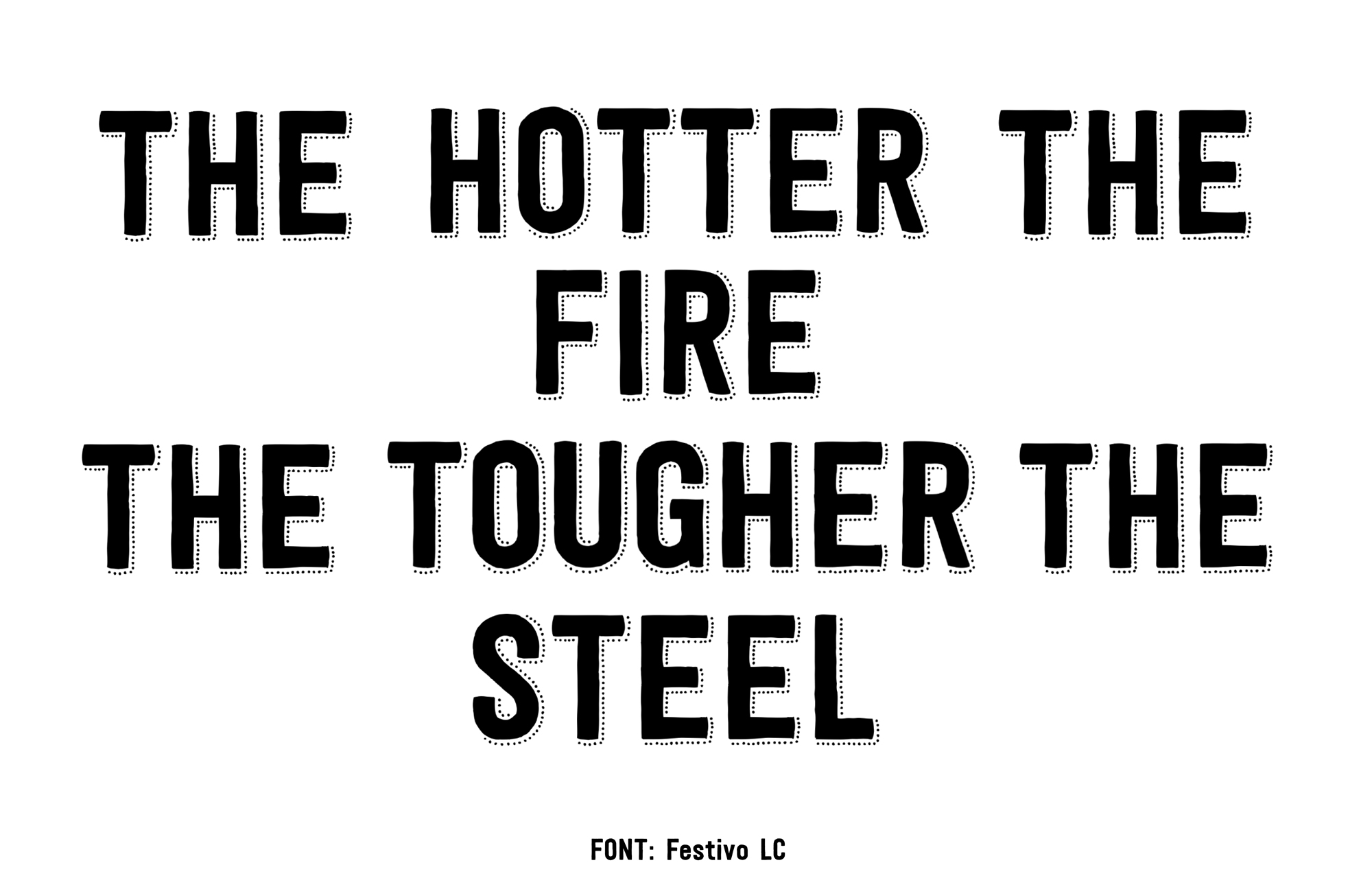 The hotter the fire the tougher the steel - Todd Roeth